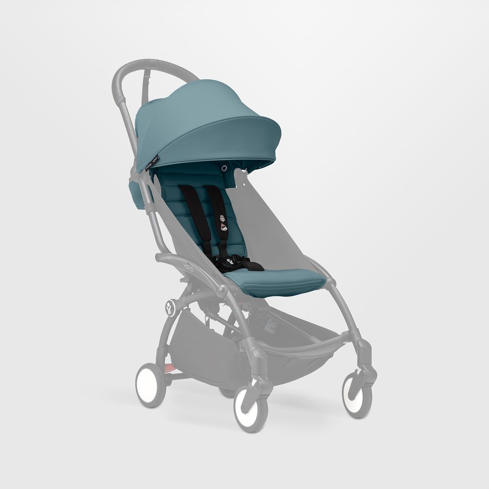 Stokke YOYO 6+ Months Color Pack Aqua Seat/Fabric Set for YOYO Stroller Frames