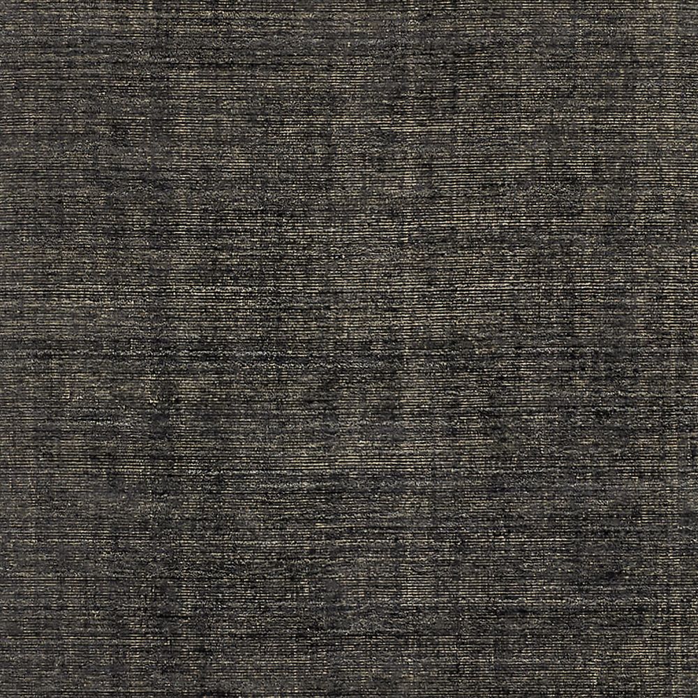 Whistler Viscose and Jute Blend Handwoven Charcoal Black Rug Swatch 12"x18"