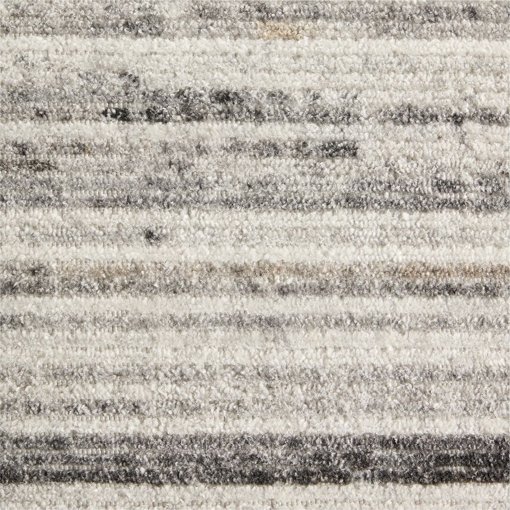 Antwerp Performance Handwoven Light Grey Rug Swatch 12"x18"