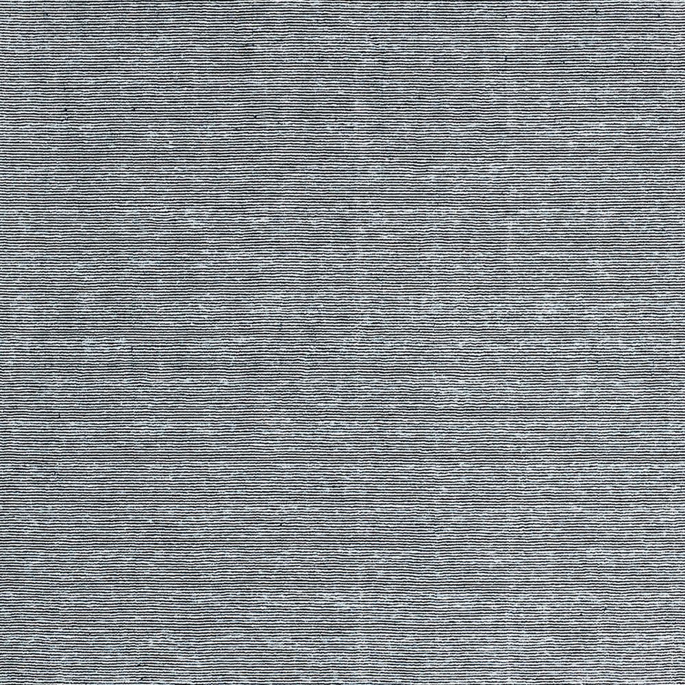 Turin Striped Navy Blue Rug Swatch 12"x18"