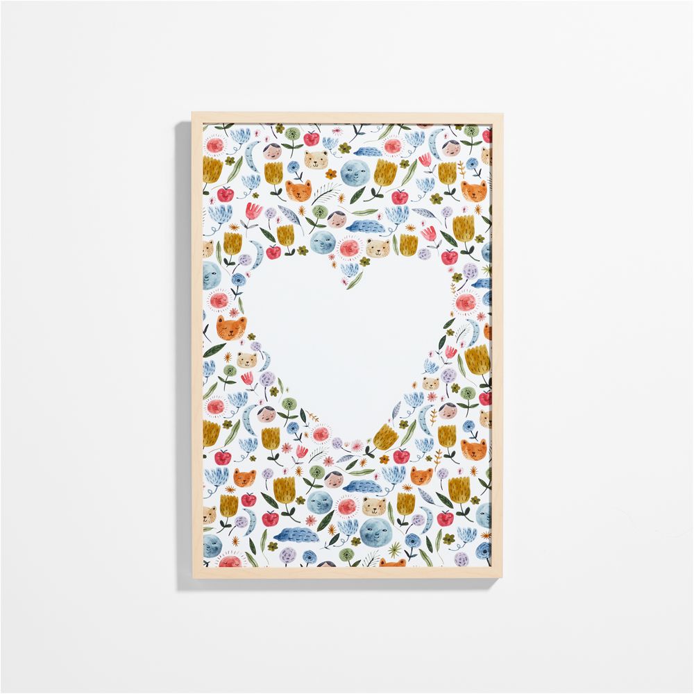 Heart Large Framed Wall Art