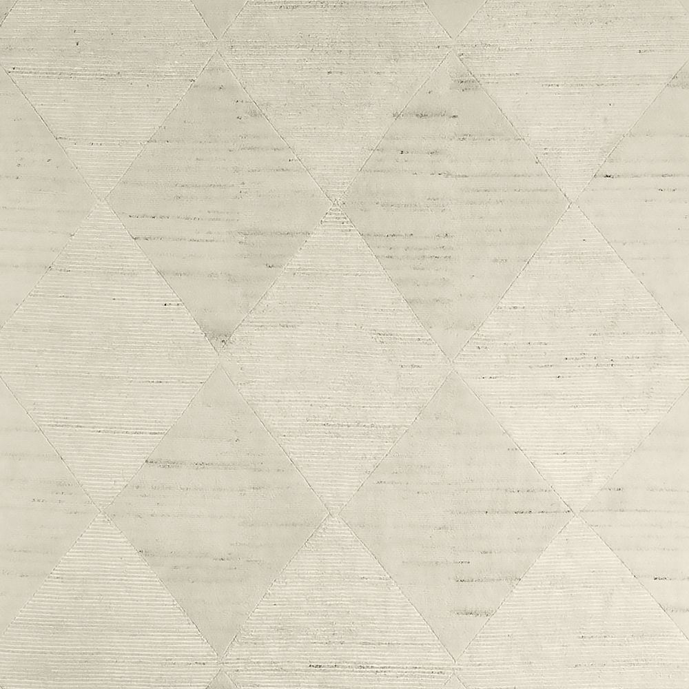 Dreux Wool Blend Hand-Knotted Ivory Rug 12"x18" Swatch