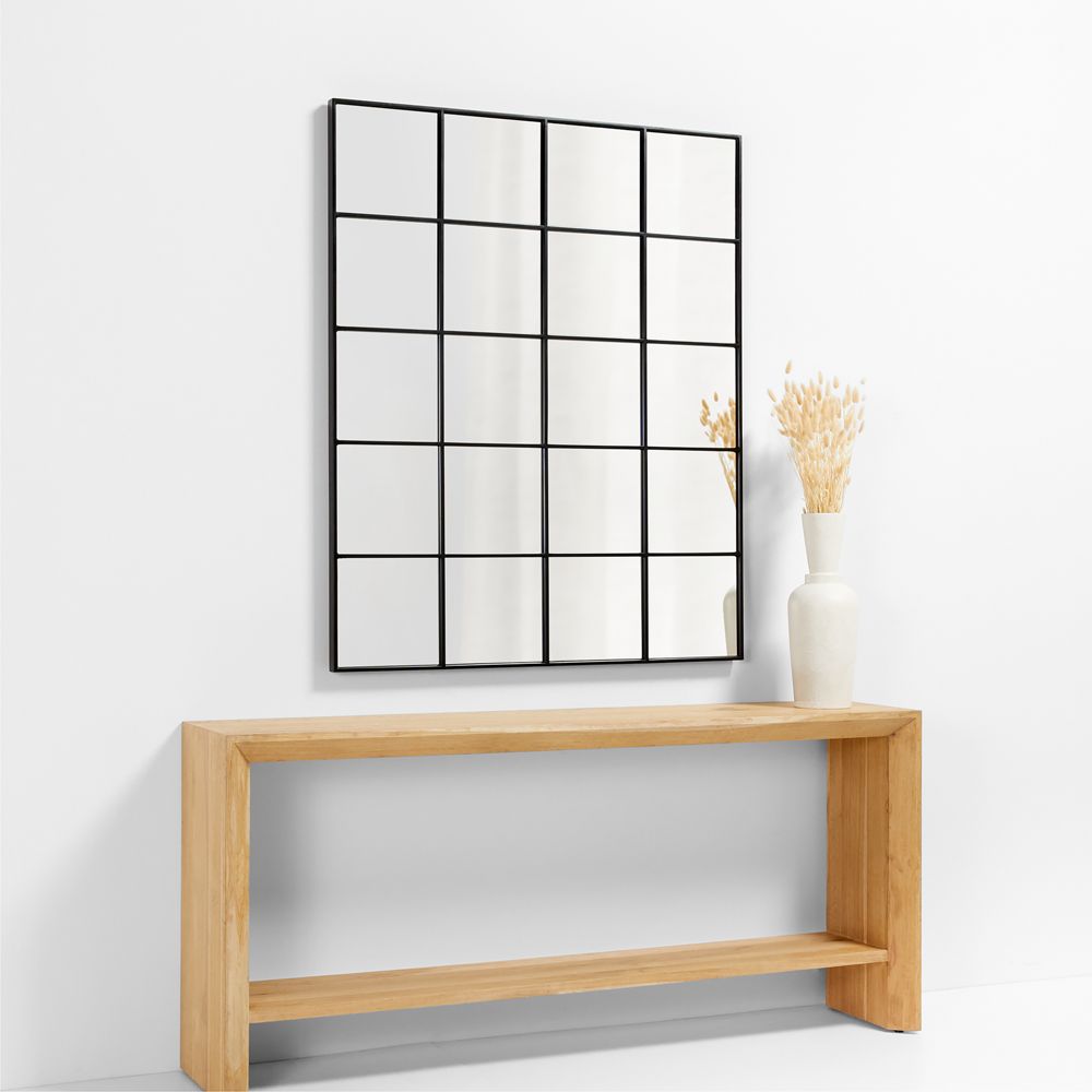 Bridget Classic Rectangular Window Pane Wall Mirror 45"x55" (Cloned)