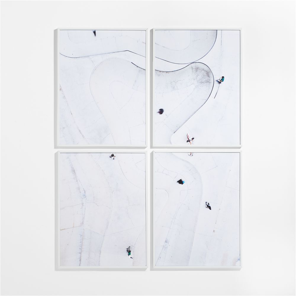 Skate Park 4-Piece Framed Wall Art
