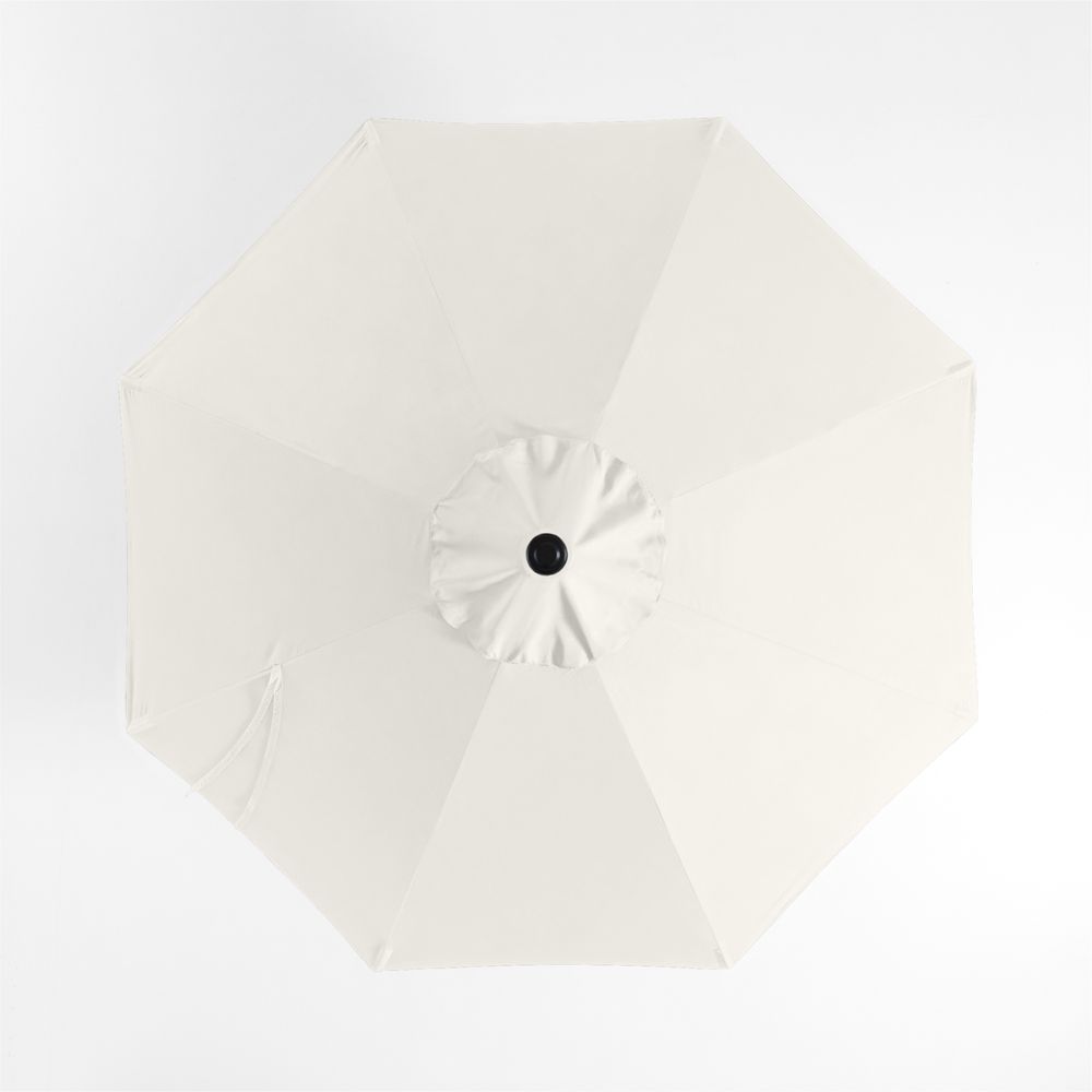 10' Round Sunbrella Canvas Natural Outdoor Patio Umbrella Cover