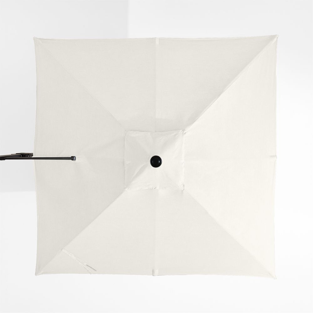 9' Square Sunbrella Canvas Natural Outdoor Cantilever Patio Umbrella Cover