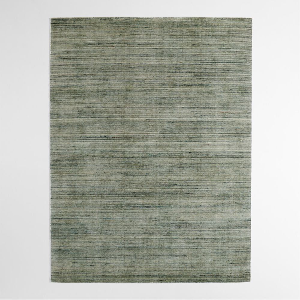 Antwerp Performance Handwoven Green Runner Rug 2'10"x9'