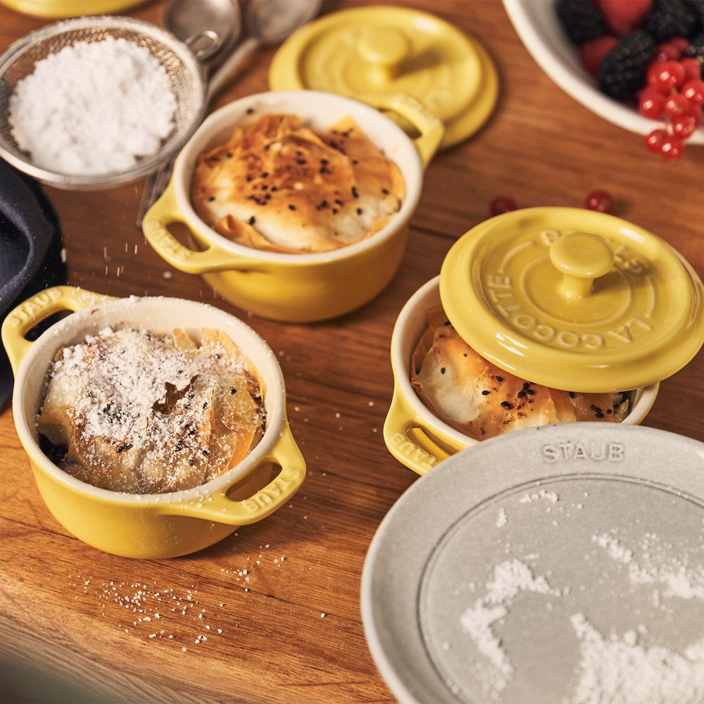 Alternative view of Staub Citron Mini Cocottes, Set of 3