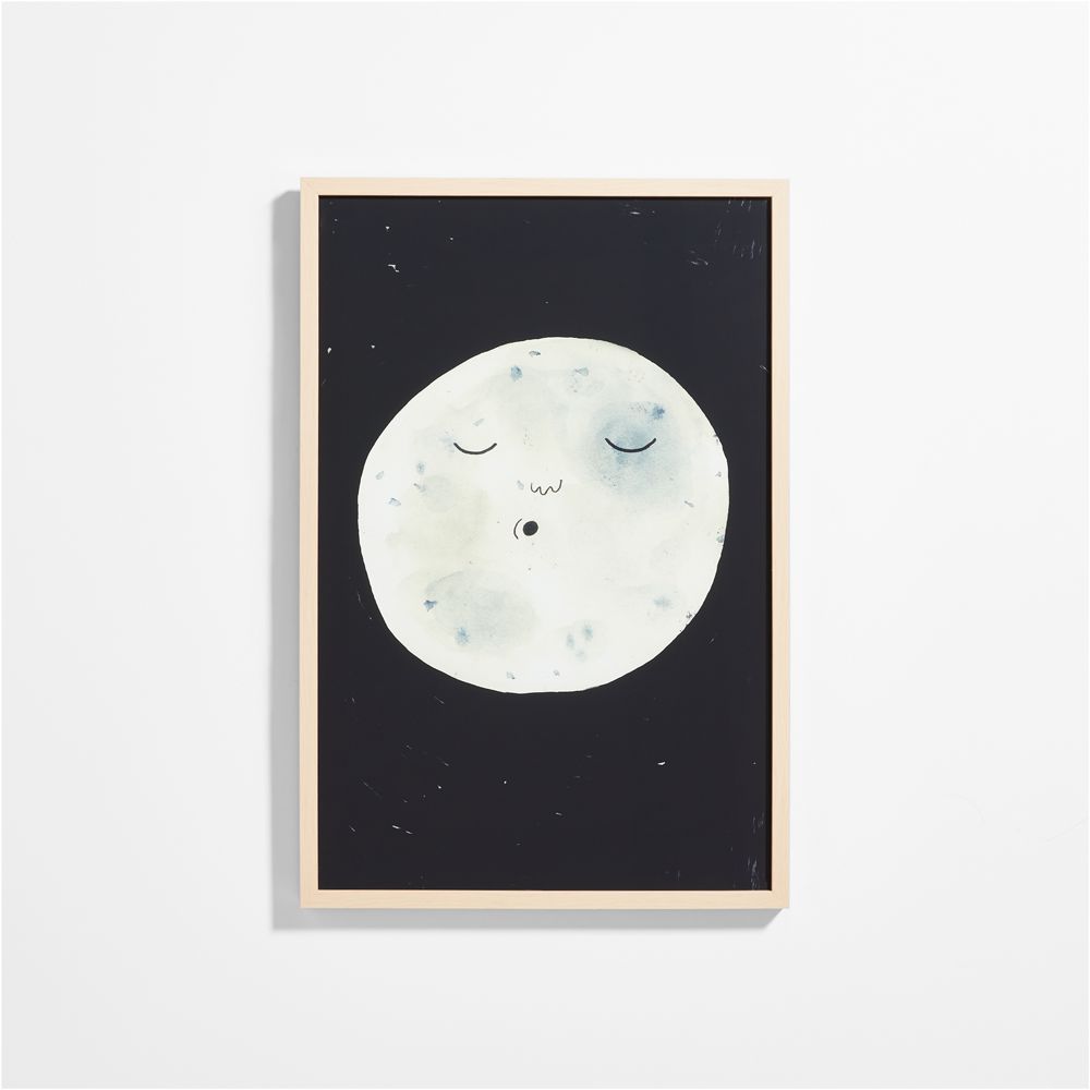 Resting Moon Large Framed Wall Art