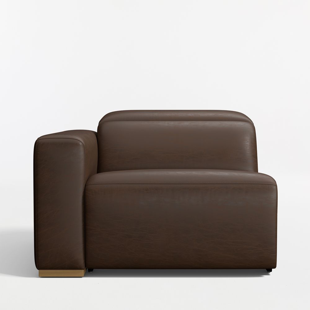 Drift Leather Power Reclining Left-Arm Chair Sectional Piece