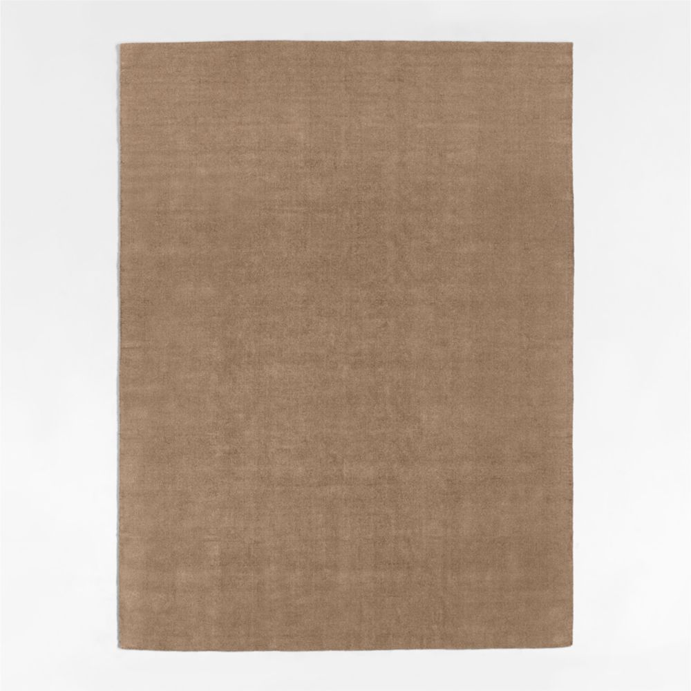 Monaco Performance Handwoven Camel Brown Area Rug