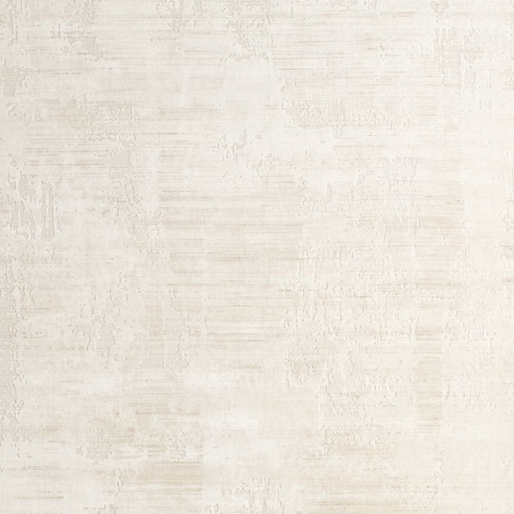 Tottori Viscose Abstract Handwoven Ivory Rug Swatch 12"x18"