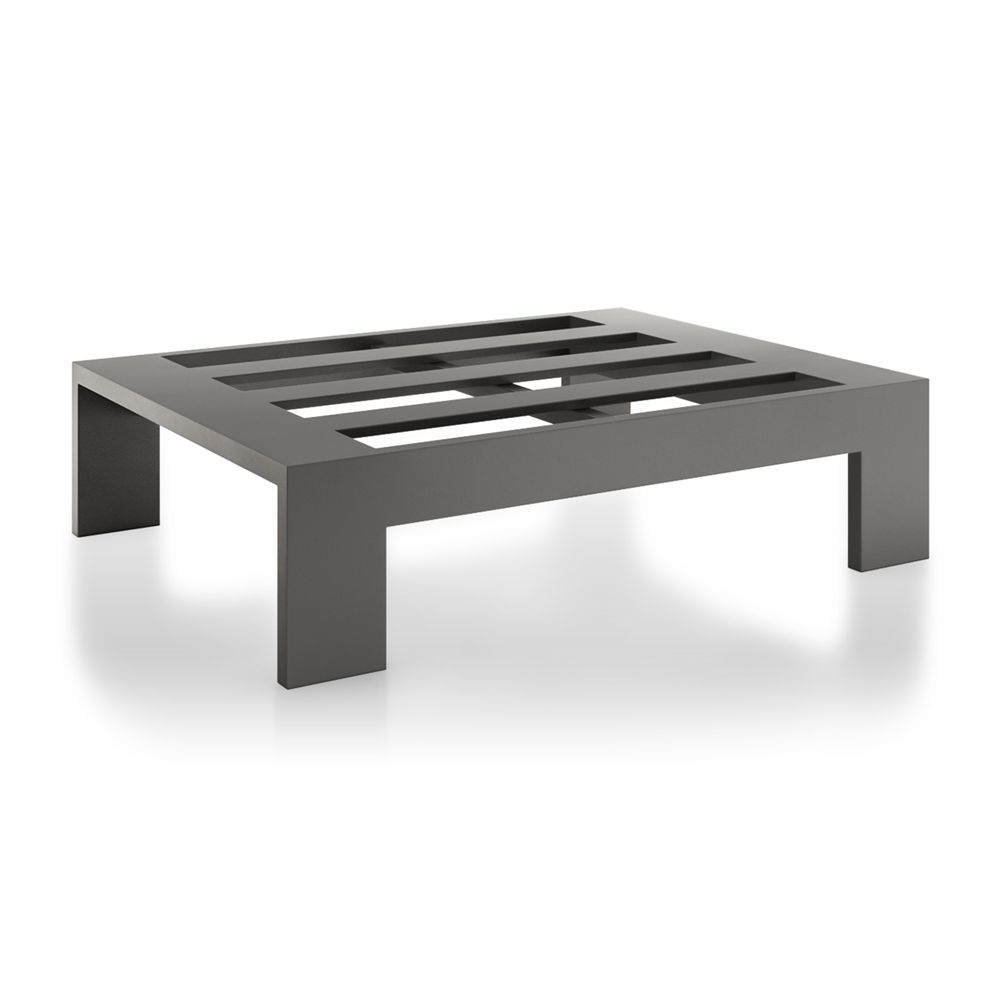 Walker Metal Outdoor Ottoman with Sunbrella Cushions