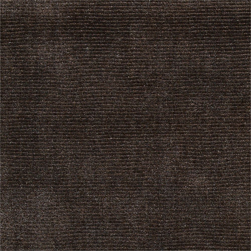 Windsor Wool Handwoven Deep Brown Rug Swatch 12"x18"