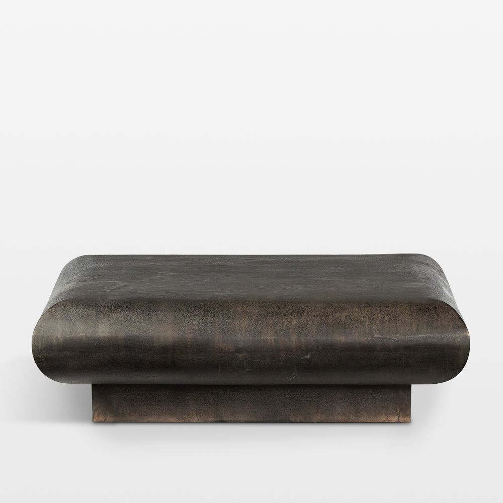 Serenity Distressed Bronze Aluminum Indoor/Outdoor Coffee Table