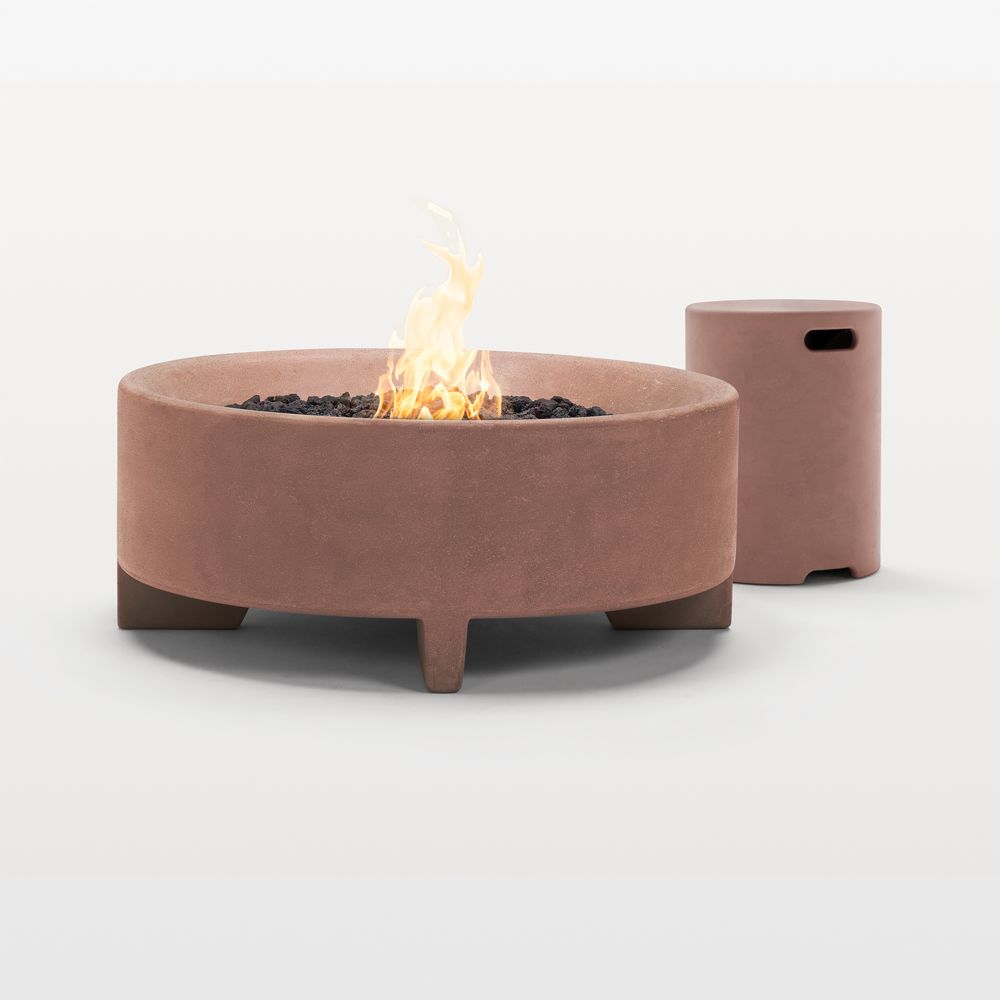Neighbor Rook Round Canyon Propane Fire Table