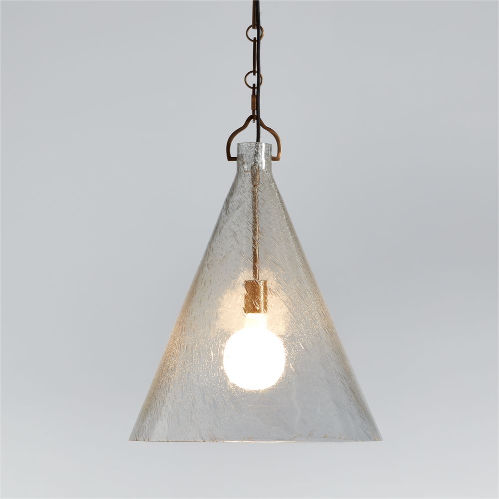 Artesa Oversized Glass Pendant Light 19.5"
