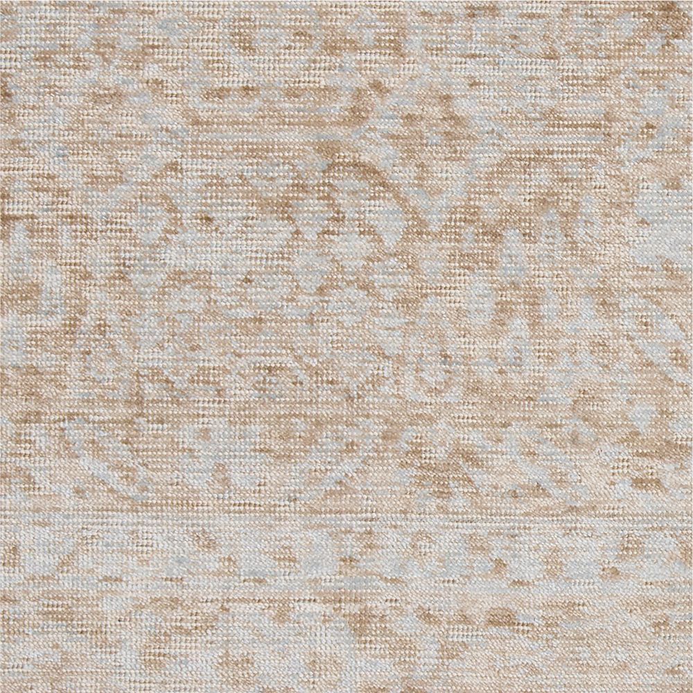 Colesbourne Wool Blend Traditional Handwoven Light Blue Rug Swatch 12"x18"