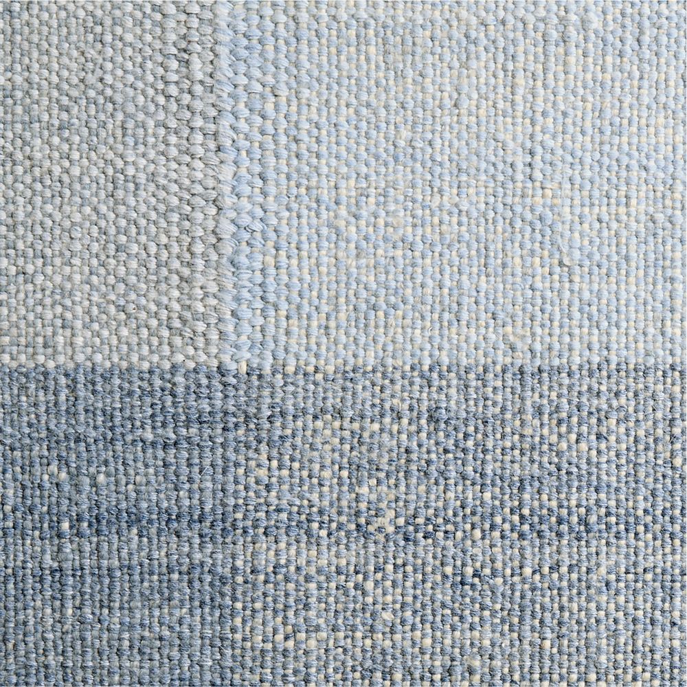 Jackson Performance Handwoven Blue Rug Swatch 12"x18"