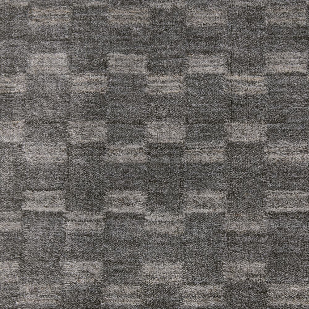 Vancouver Performance Handwoven Grey Rug Swatch 12"x18"