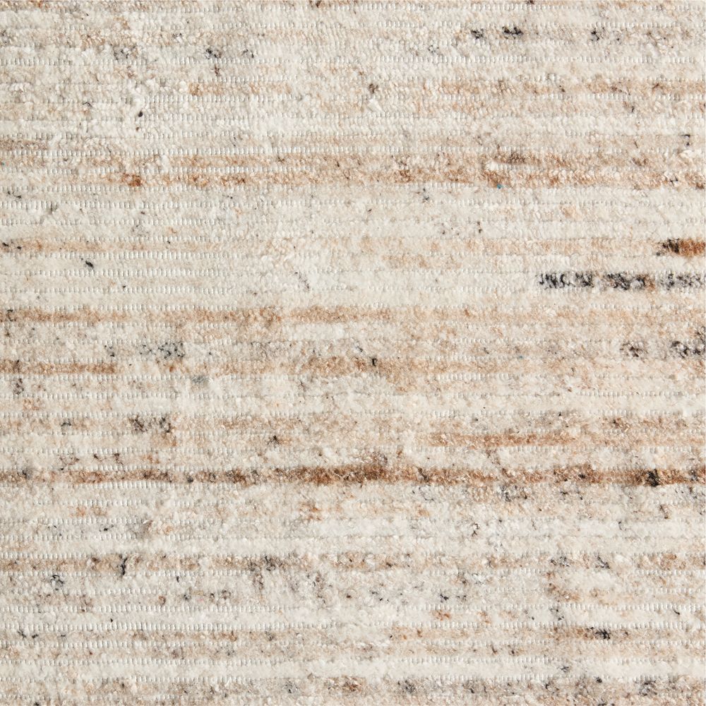 Antwerp Performance Handwoven Oatmeal White Rug Swatch 12"x18"