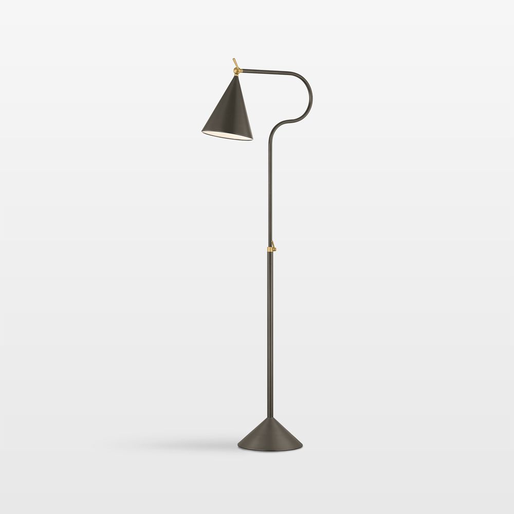 Davos Floor Lamp with Metal Shade