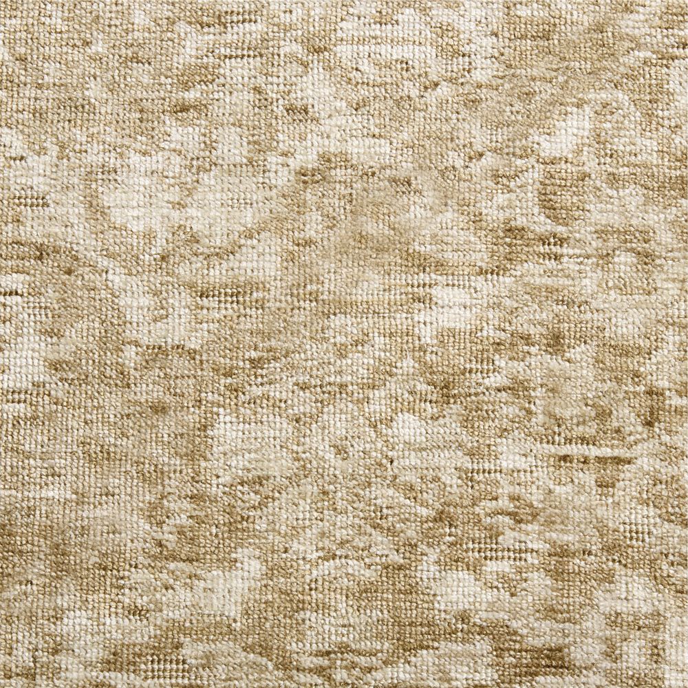 Cairo Wool Blend Traditional Handwoven Gold Rug Swatch 12"x18"