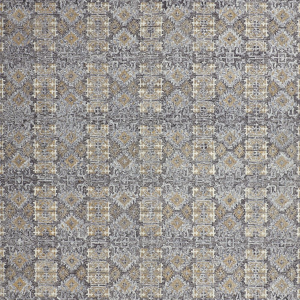 Alvarez Wool Hand-Tufted Lapis Blue Area Rug Swatch