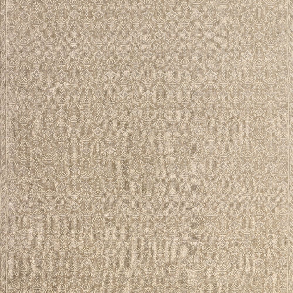Cannes Wool Traditional Hand-Knotted Beige Rug Swatch 12"x18"