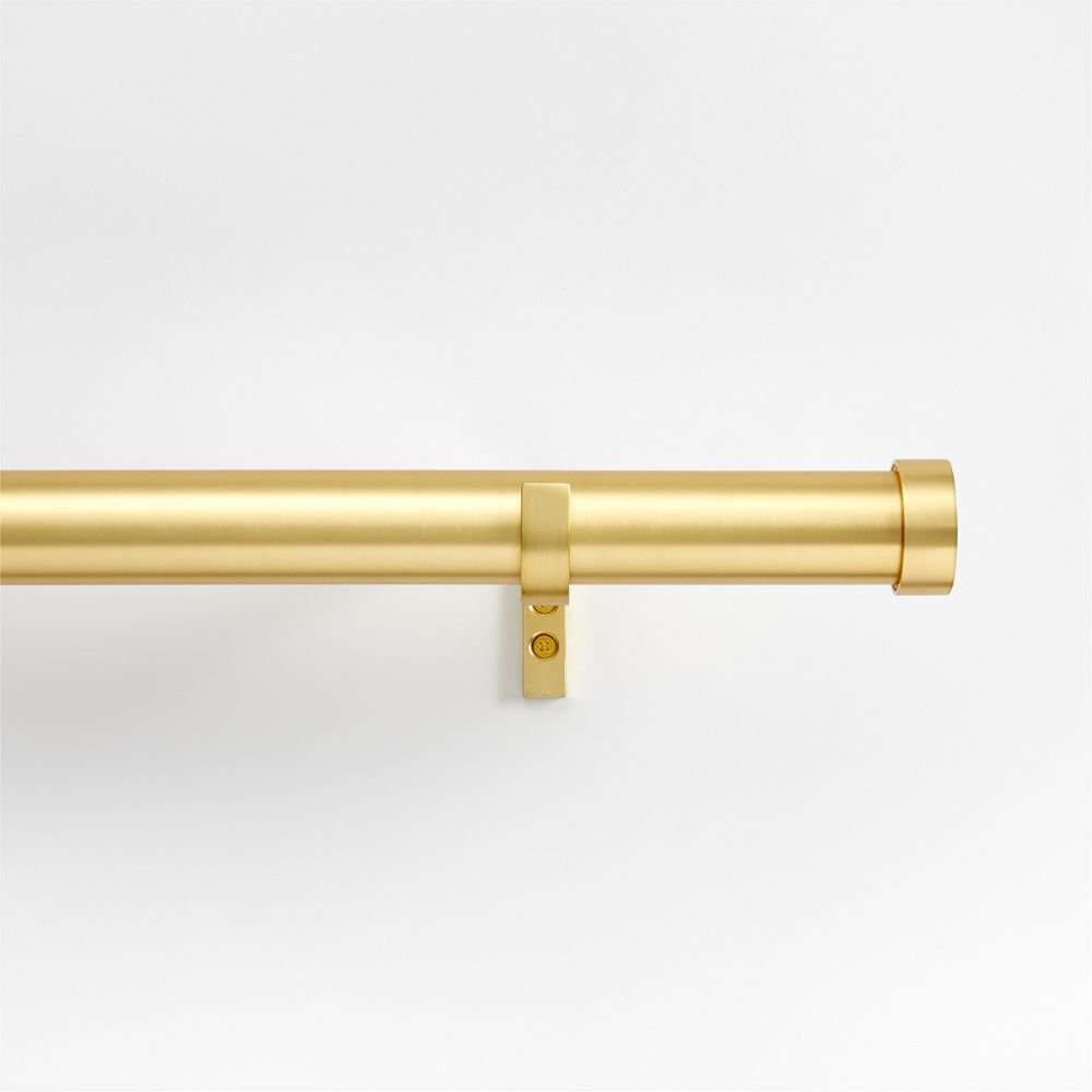 Standard 1"-1.5" Brass Window Curtain Rods 28"-170"