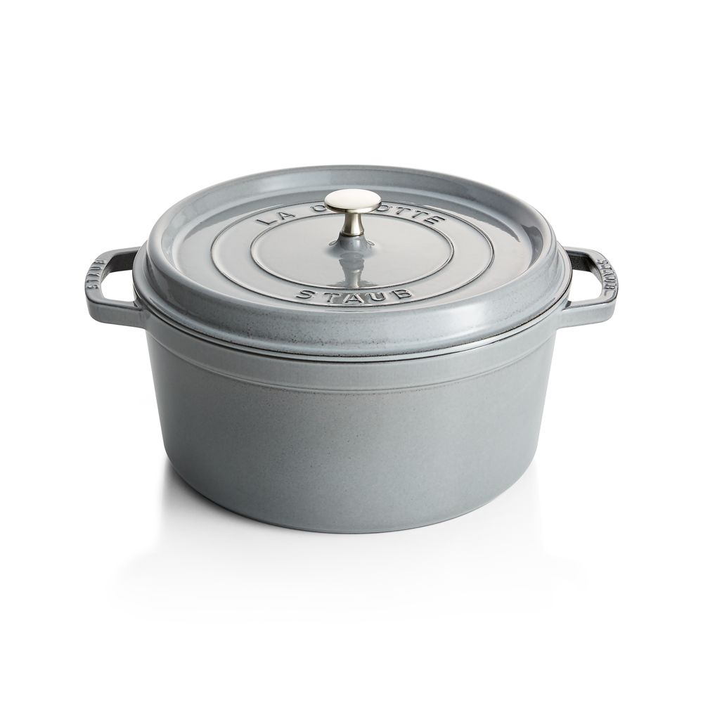 Alternative view of Staub 7-Qt Graphite Round Cocotte