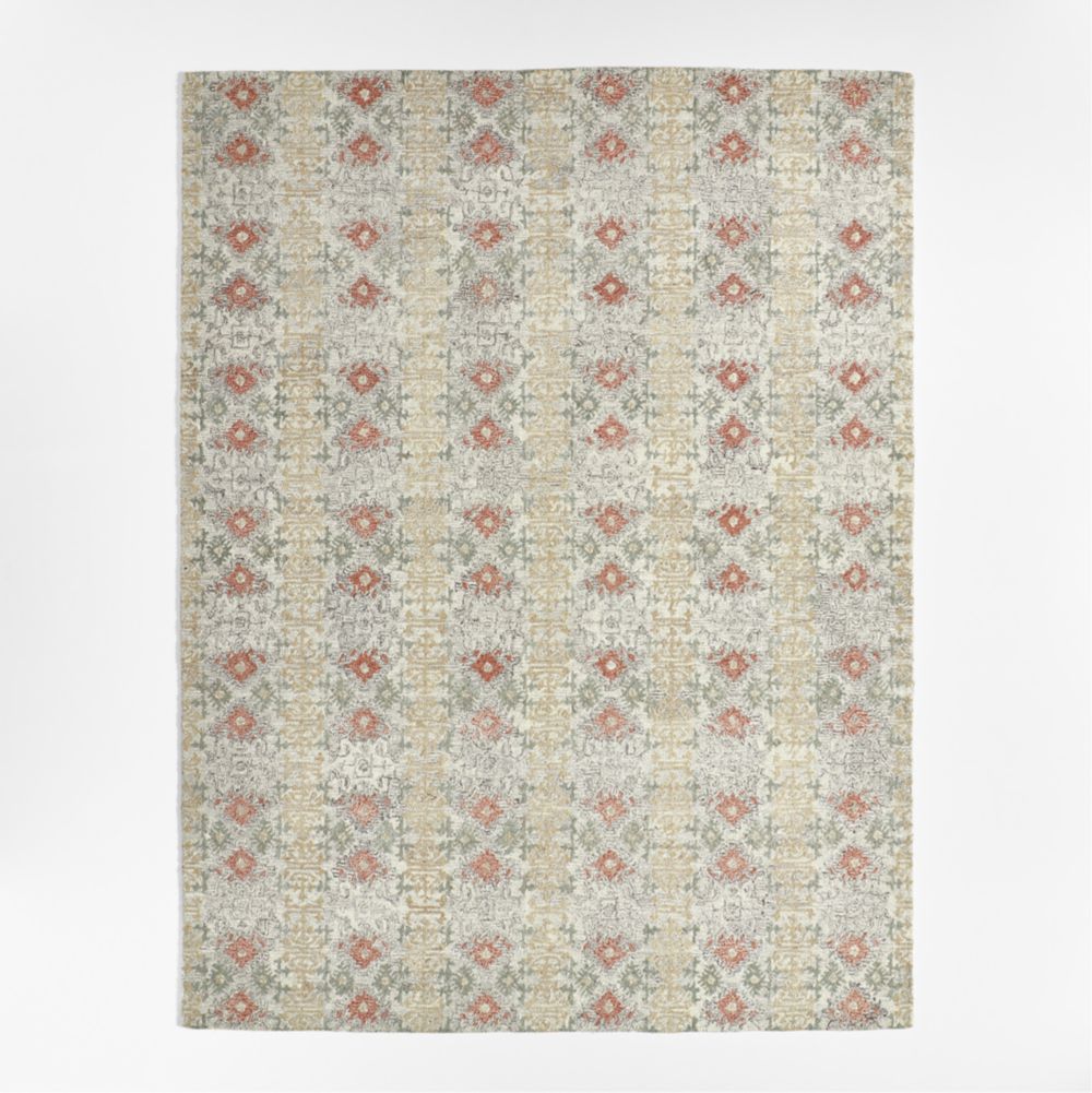 Alvarez Wool Hand-Tufted Garden Multicolor Area Rug