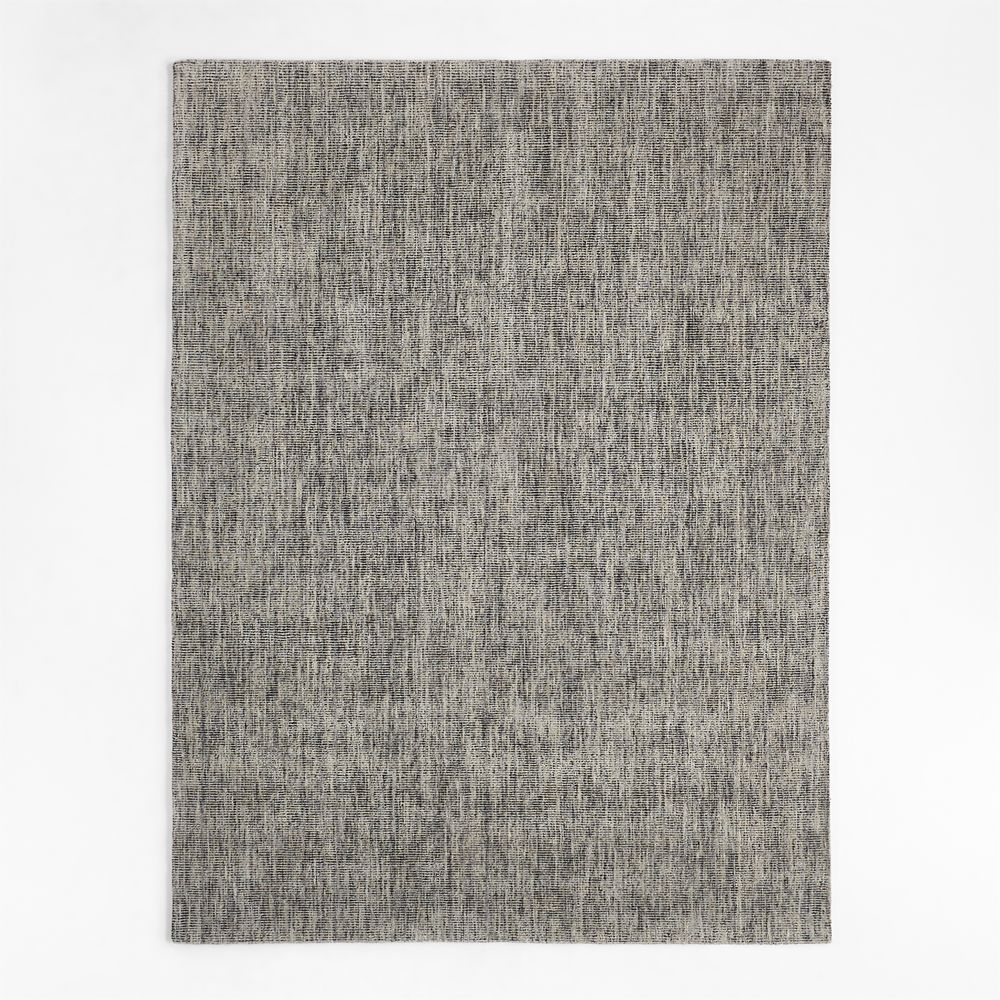 Vienne Performance Wool Handwoven White and Blue Area Rug