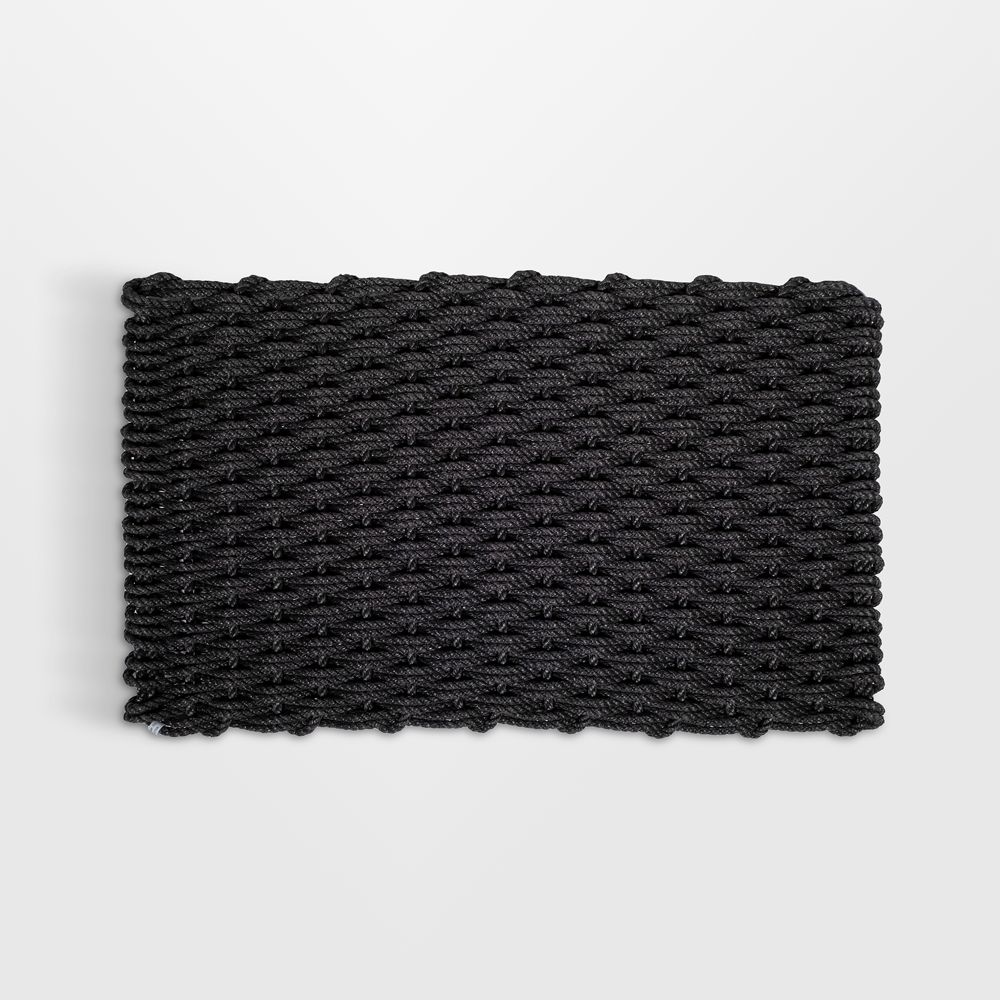 The Rope Co. Charcoal Indoor/Outdoor Handwoven Doormat