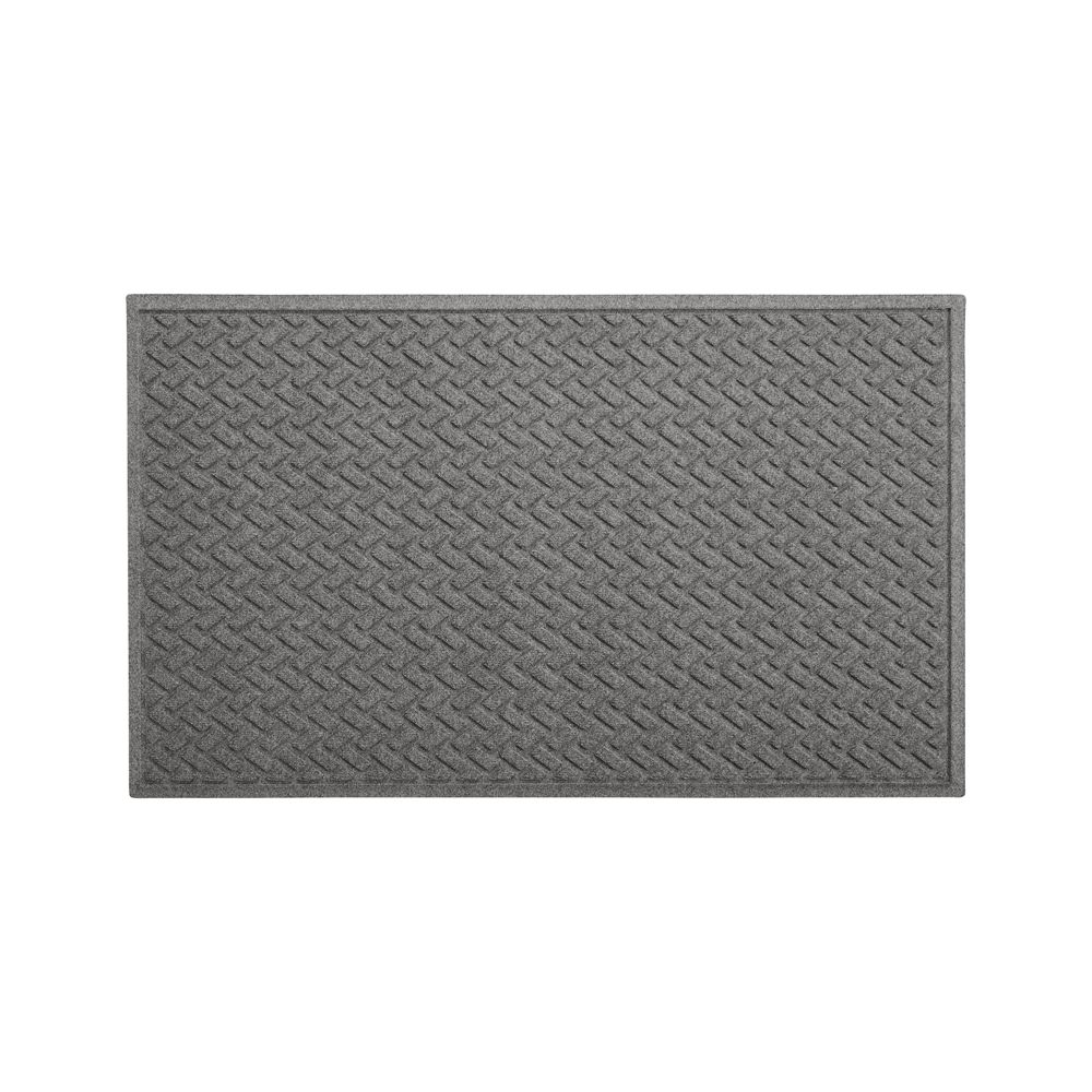 Thirsty Dashes Light Grey Doormat