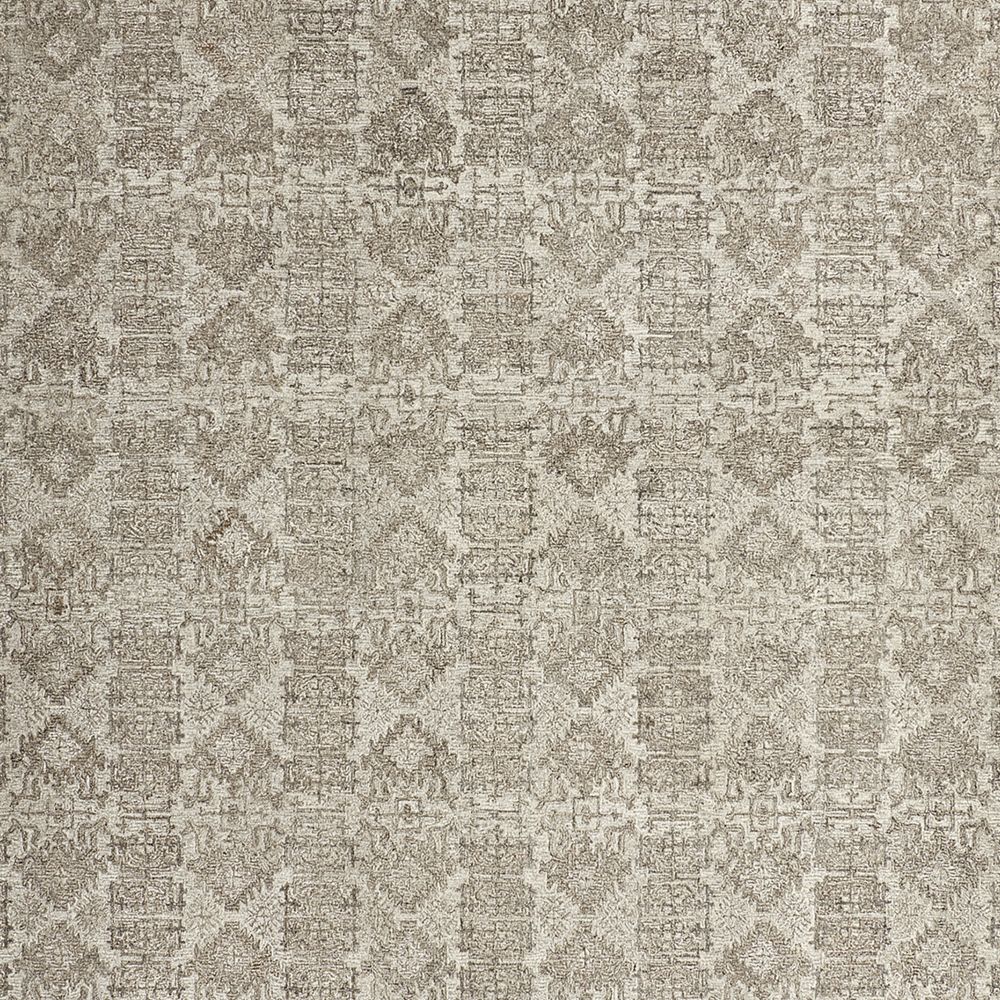 Alvarez Wool Hand-Tufted Brown Area Rug Swatch