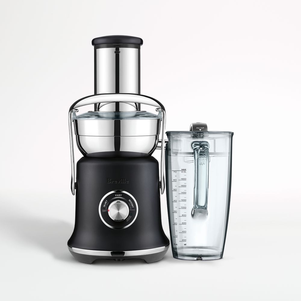 Breville Juice Fountain Cold XL Cold Press Juicer in Truffle Black