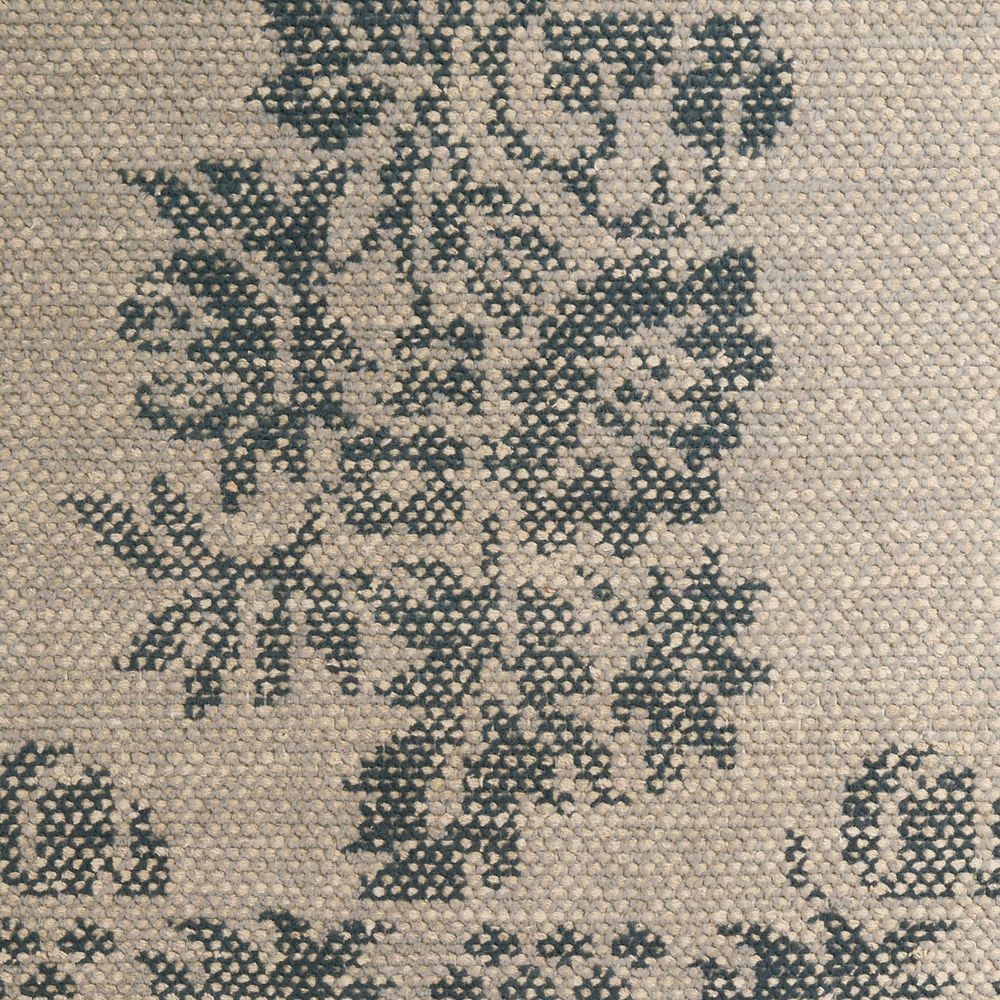 Manor Performance Handknotted Blue Rug Swatch 12"x18"