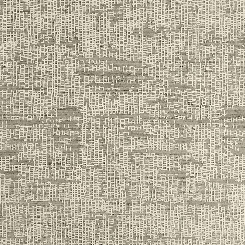 Montauban Wool Blend Handwoven White and Light Grey Rug 12"x18" Swatch