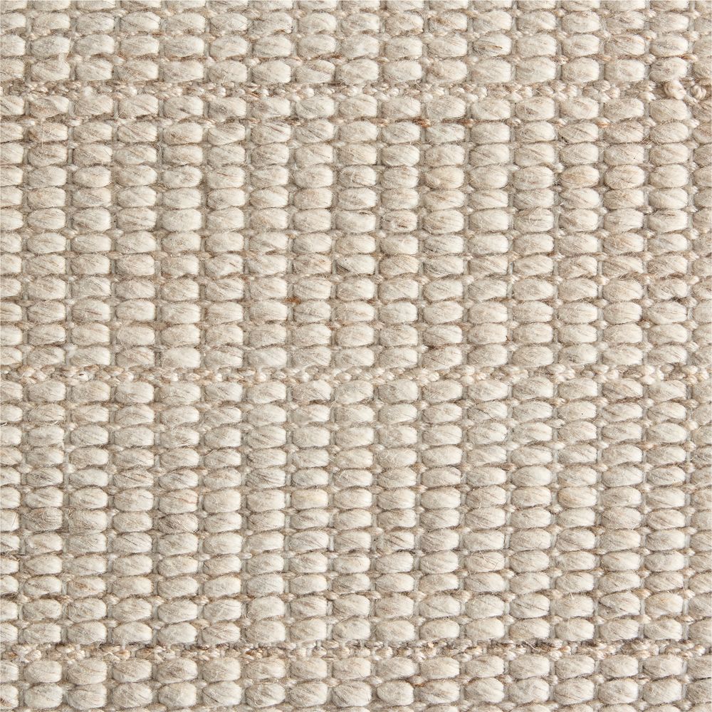 Andalucia Performance Handwoven Sand Beige Rug Swatch 12"x18"
