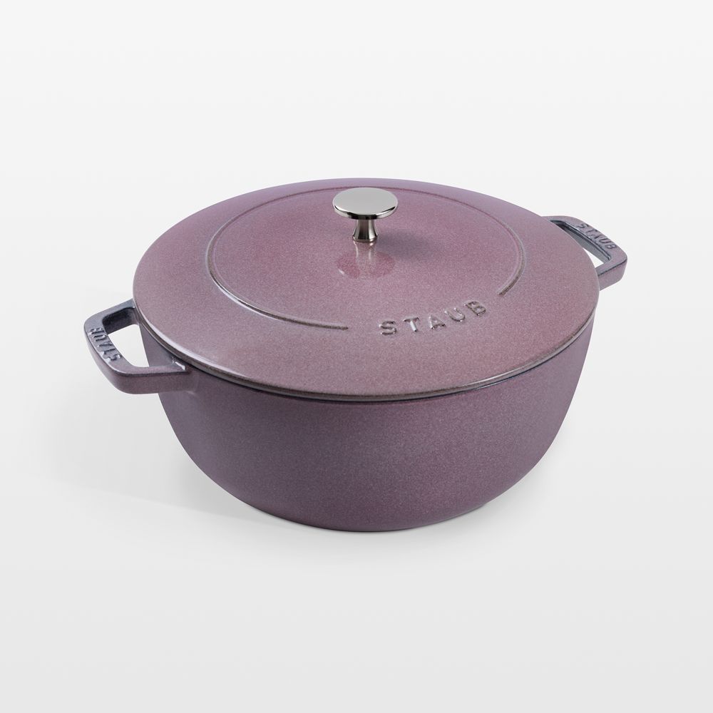 Staub Lilac Cast Iron 5-Qt. Essential French Oven