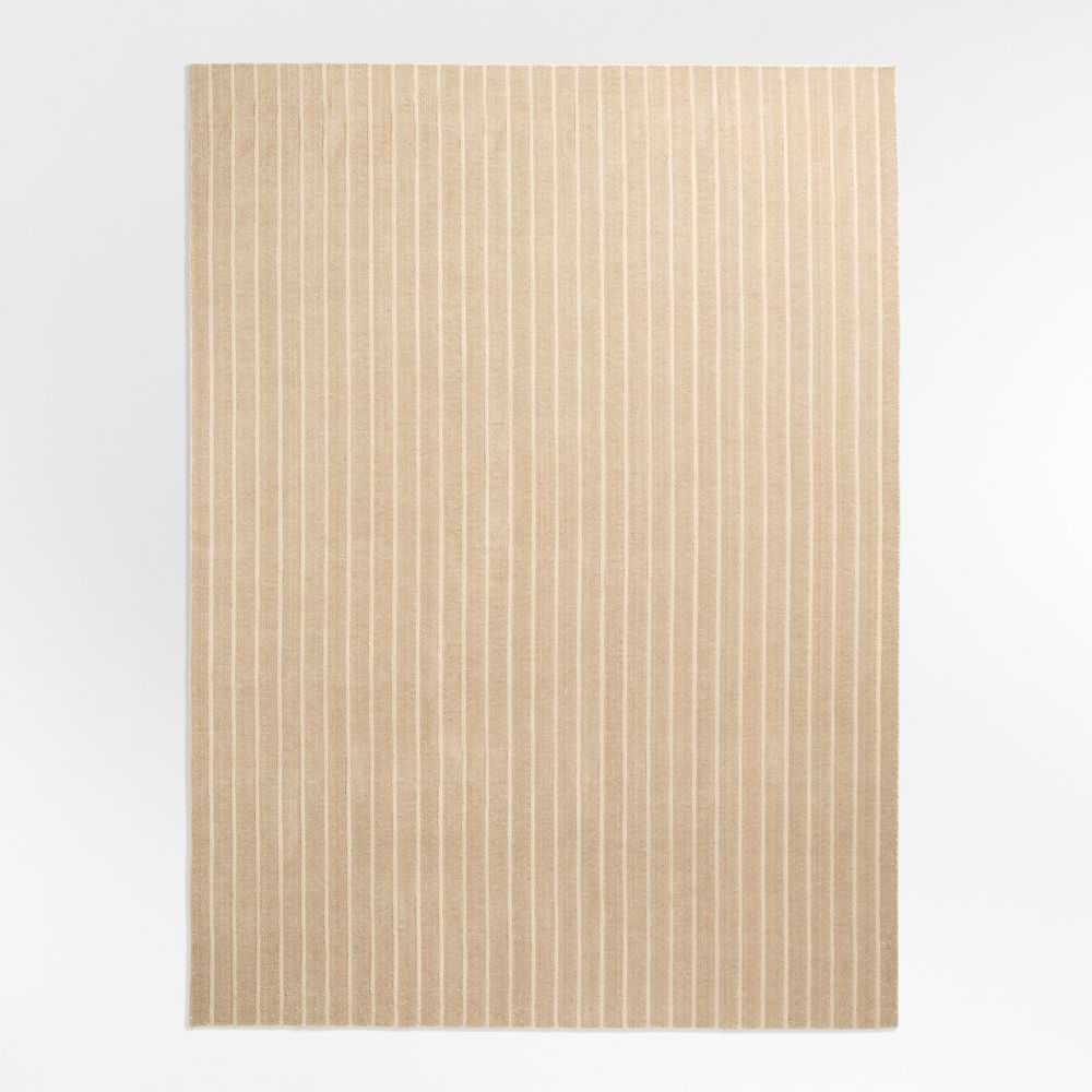 Brighton Wool Handwoven Taupe Rug
