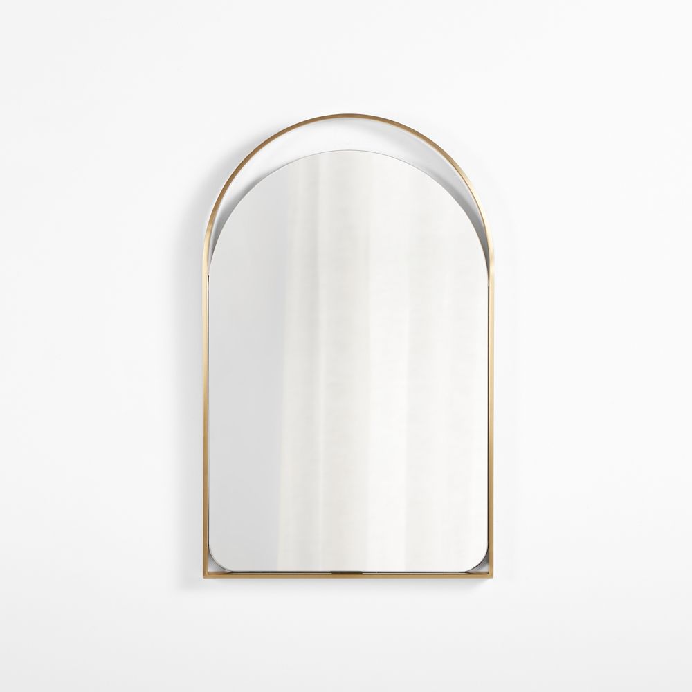 Aosta Black Wall Mirror 25"x40" (Cloned)