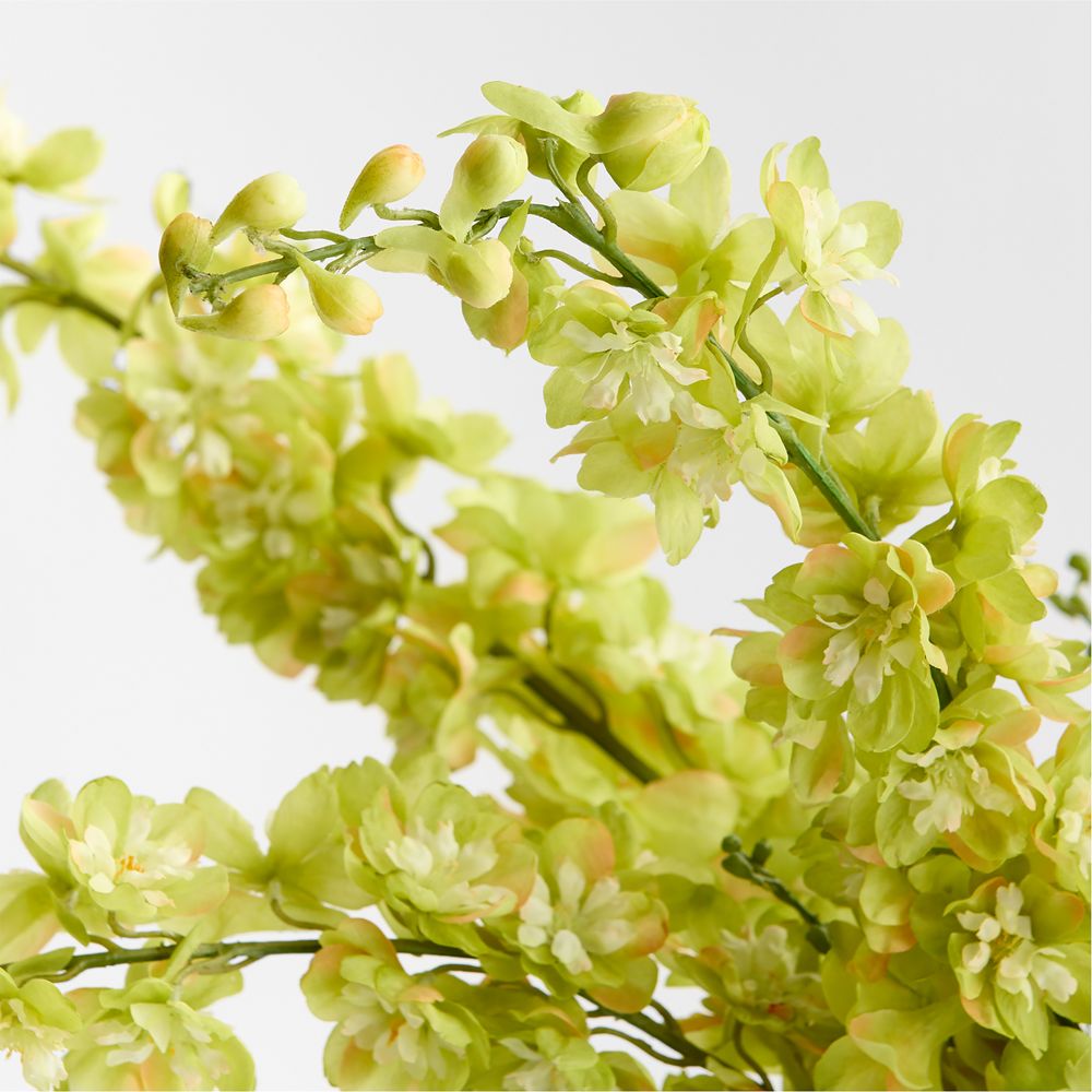 Alternative view of Faux Yellow Delphinium Stem 43"