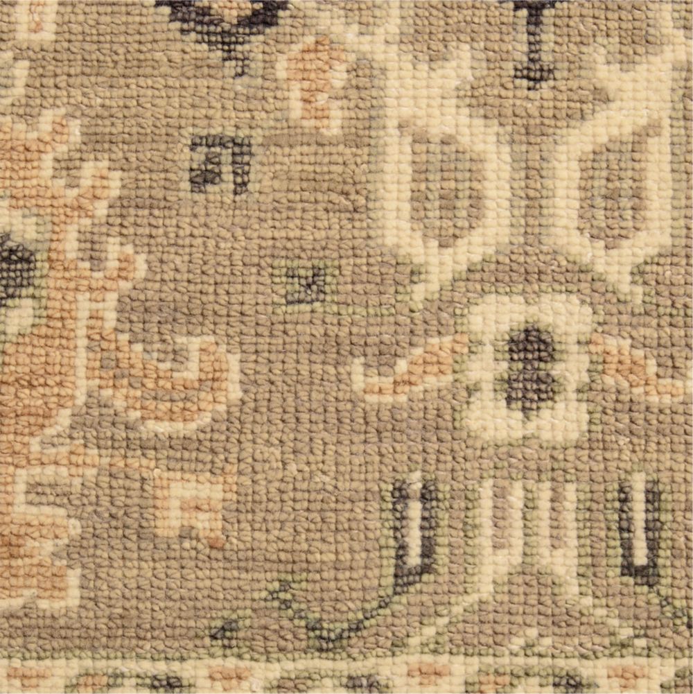 Maldives Premium Wool Traditional Hand-Knotted Earth Multicolor Rug Swatch 12"x18"