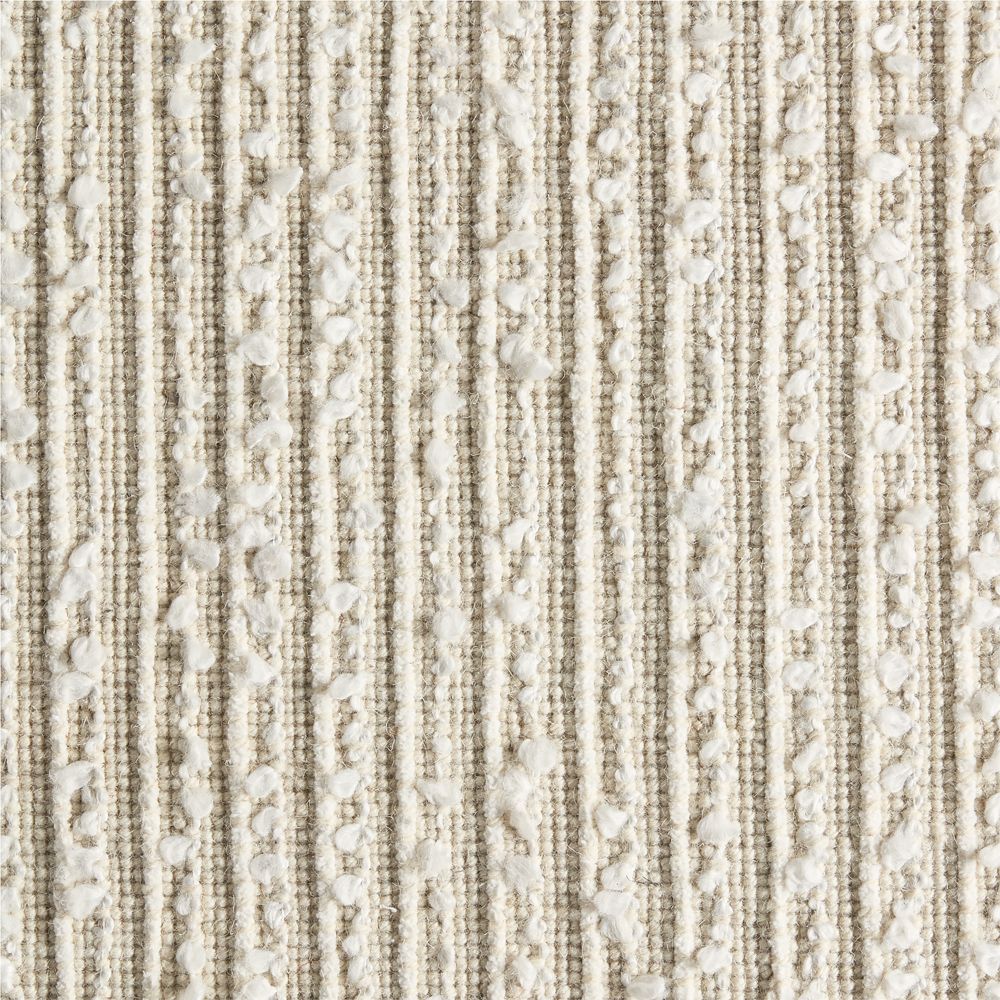Venice Performance Wool Blend Handwoven Ivory Rug Swatch 12"x18"