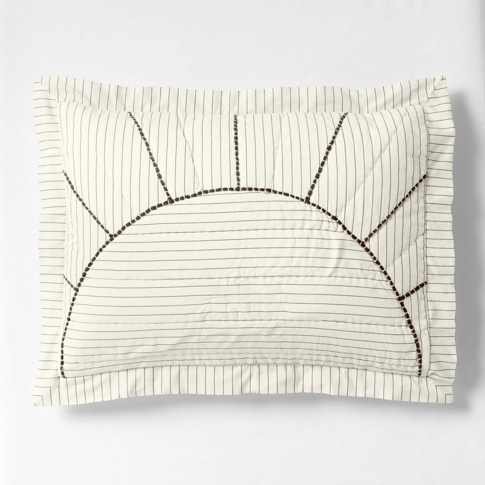Baja Sunset Yarn Dye Organic Cotton Kids Pillow Sham
