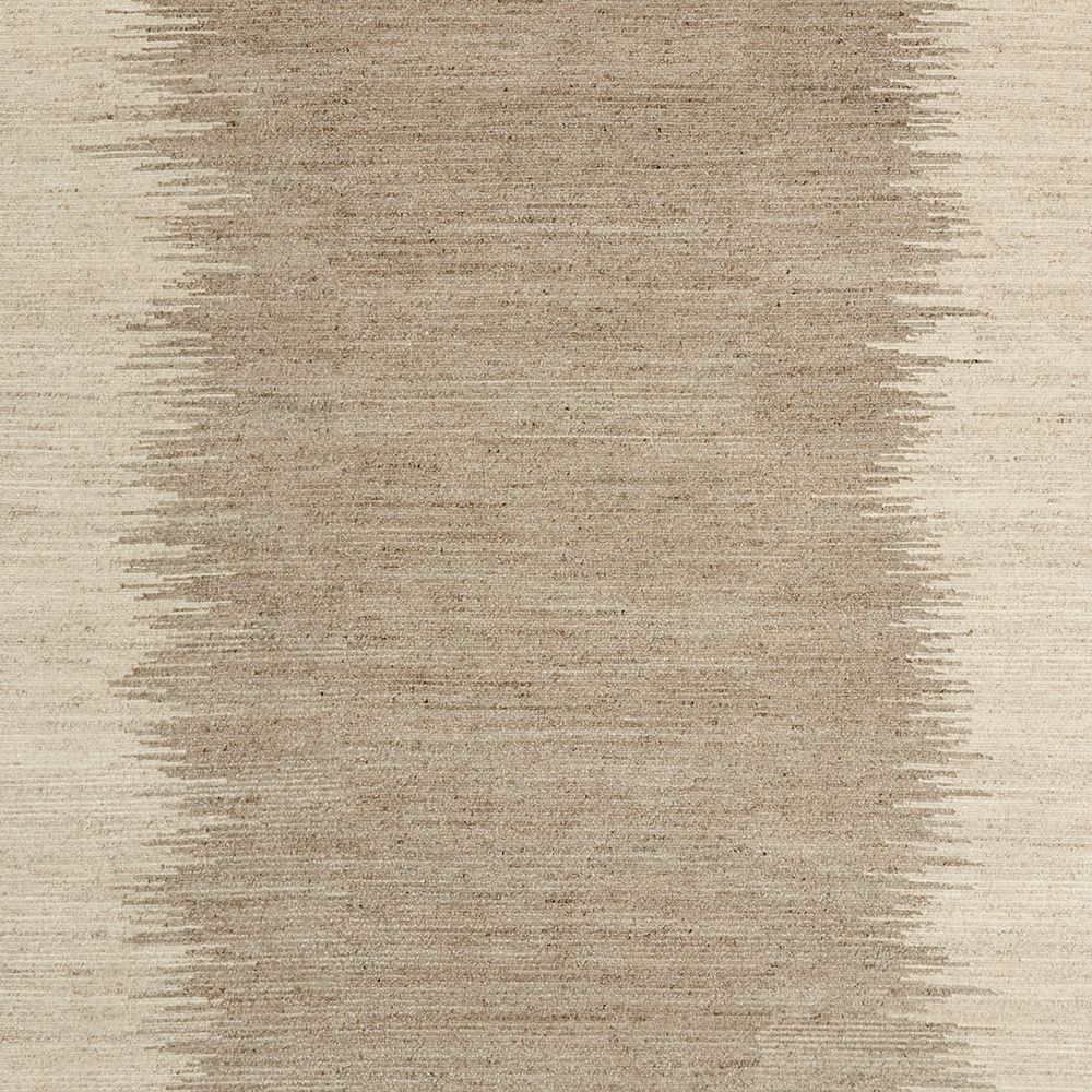 Prague Wool and Viscose Hand-Knotted Ombre Sand Brown Rug Swatch