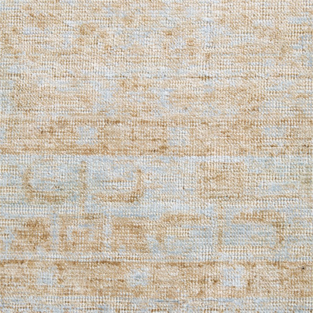 Reims Wool Blend Traditional Handwoven Light Blue/Beige Rug Swatch 12"x18"