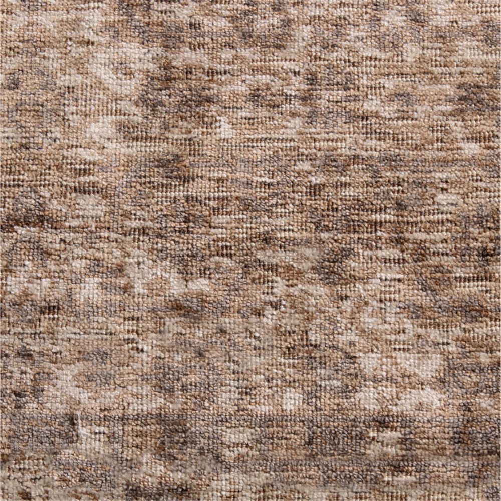 Reims Wool Blend Traditional Handwoven Brown Rug Swatch 12"x18"